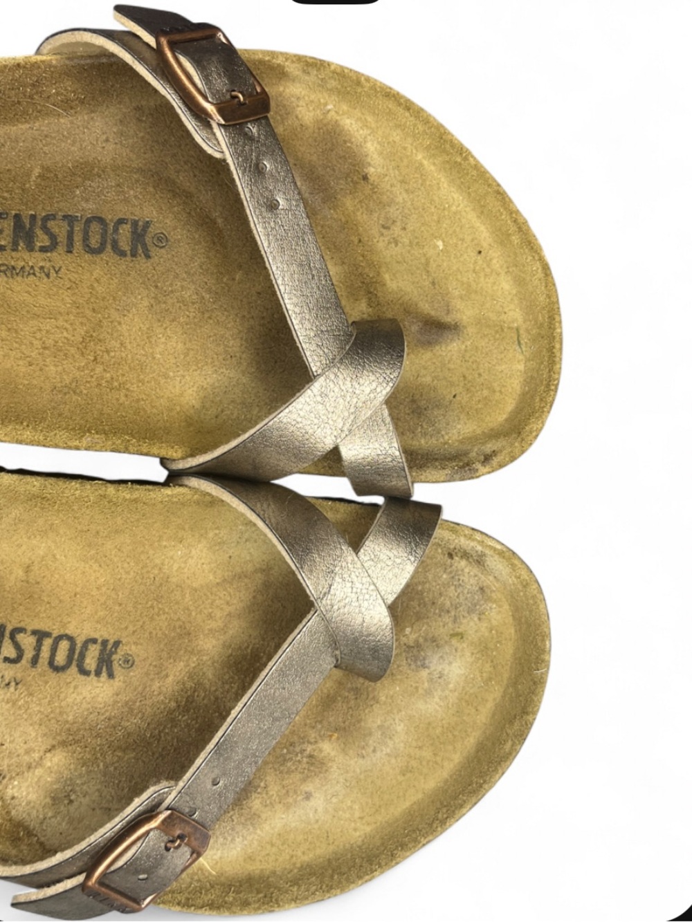 Birkenstock Mayari Graceful Taupe Double Strap Sandals Women’s Size 8 / 8.5 EU39 - Picture 4 of 7